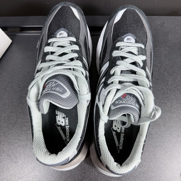 NEW BALANCE 990v6 Shoes Men's Size 11 Black White Running Sneakers M990BK6 - Picture 7 of 15